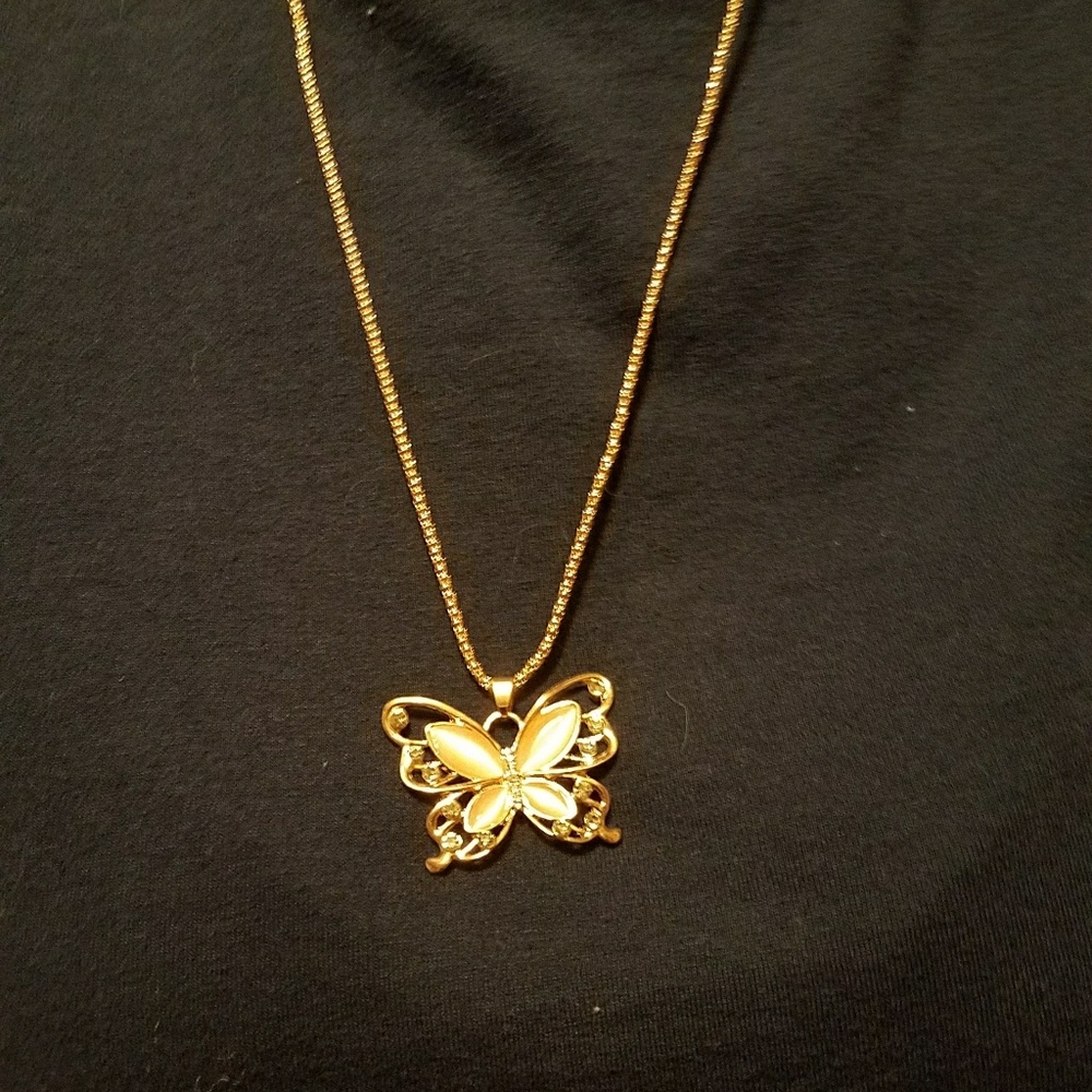 Butterfly Pendant Necklace